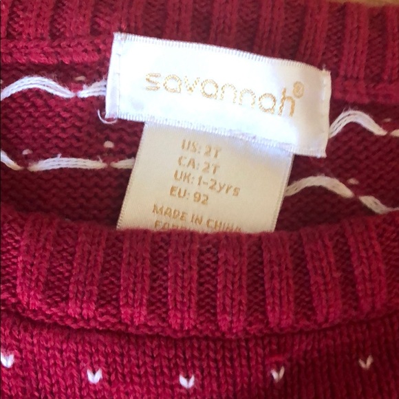 Sweet sweater dress 2T - Picture 2 of 5